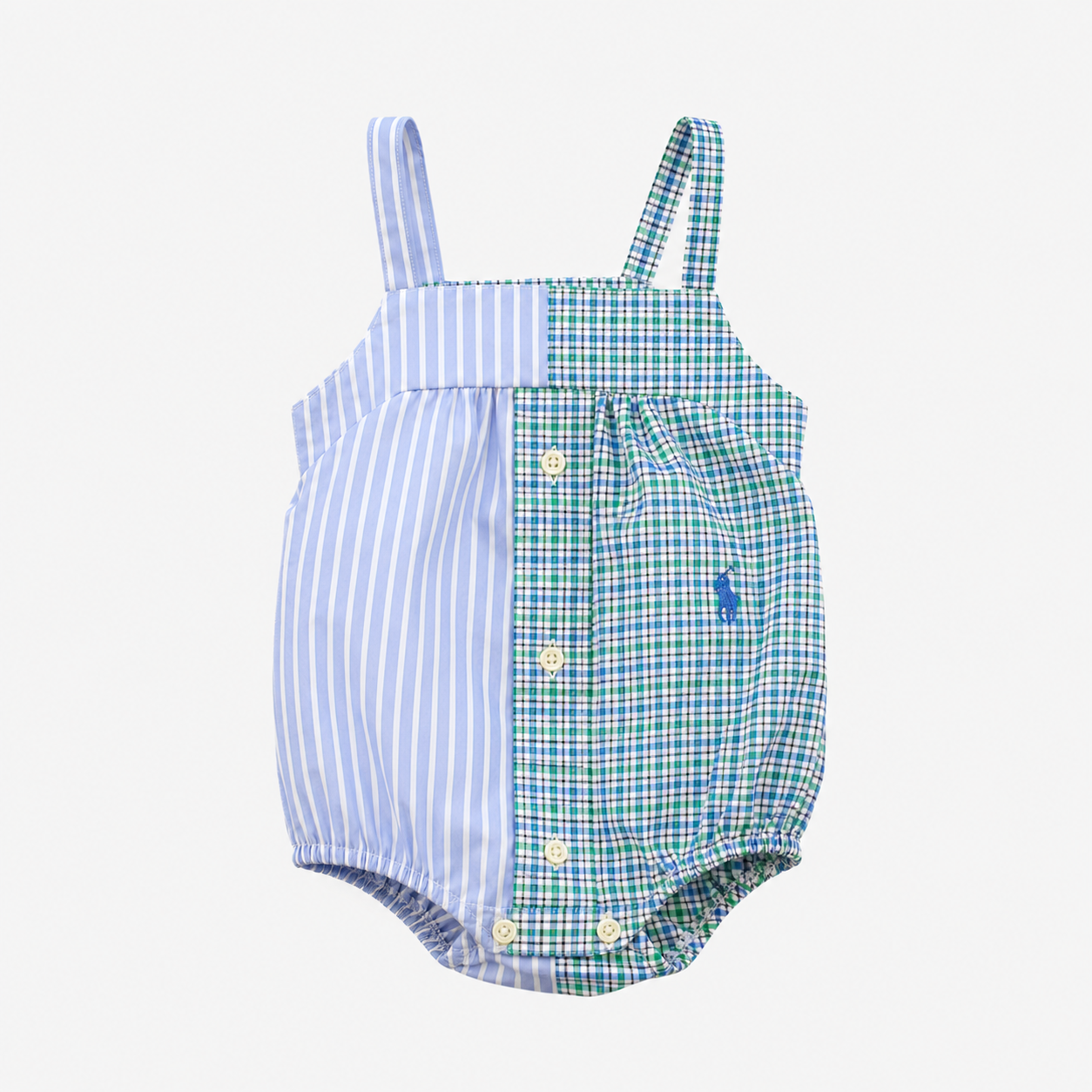 Babysuit | Green & Blue | 0-6M