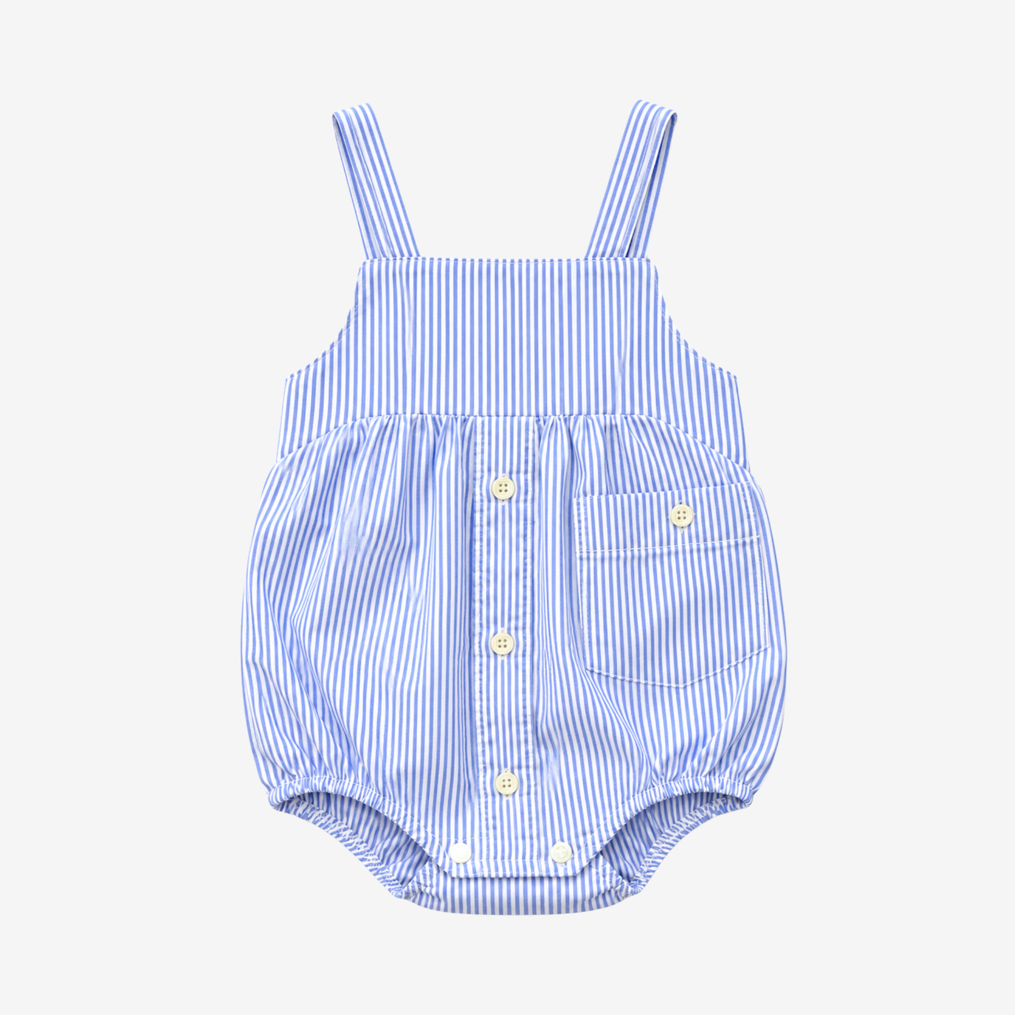 Babysuit | Blue & White | 18-24M