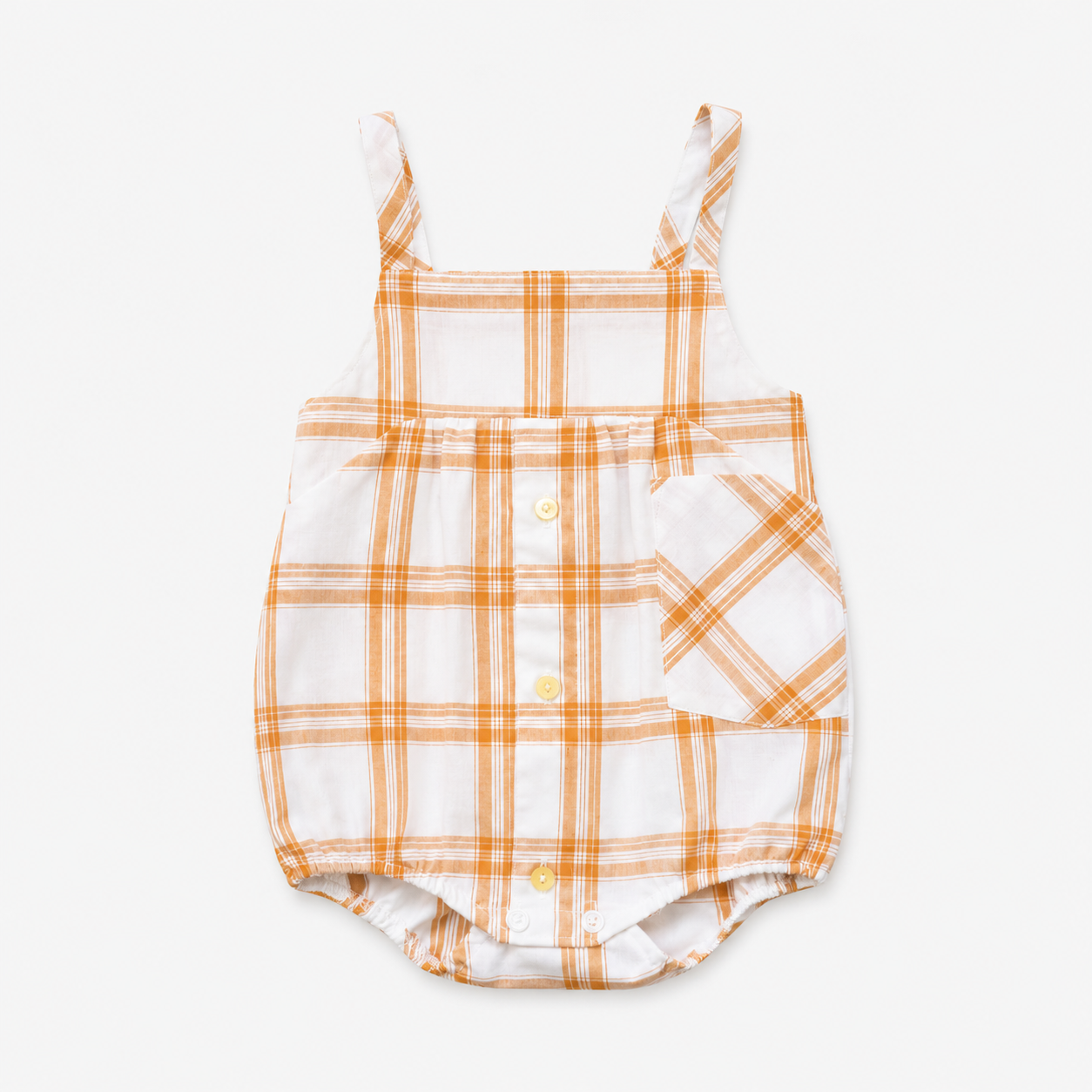Babysuit | Orange & White | 12-18M