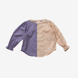 Blouse | Purple & Yellow | 1-2Y