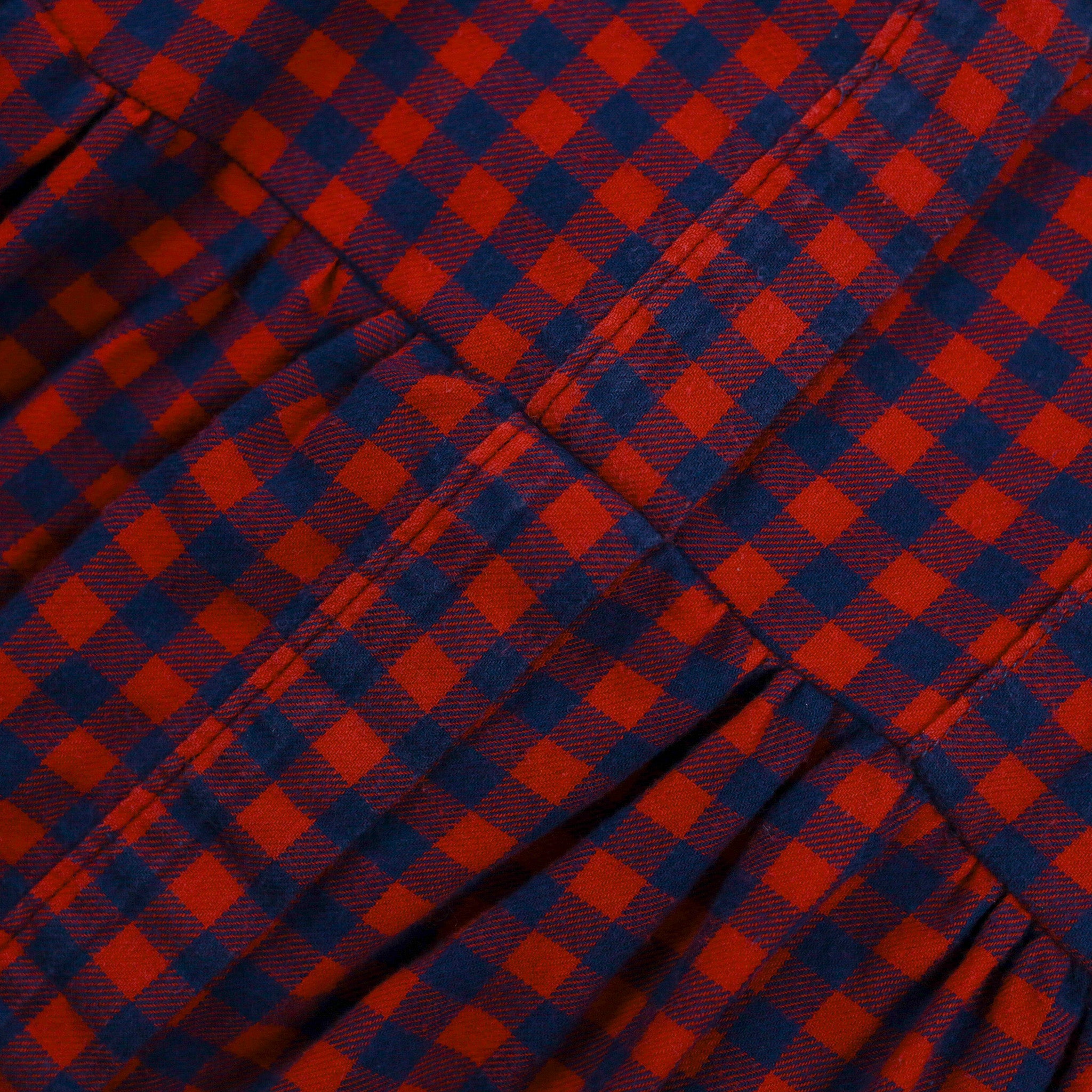 Sleeve Dress | Red Checks | 1-2Y