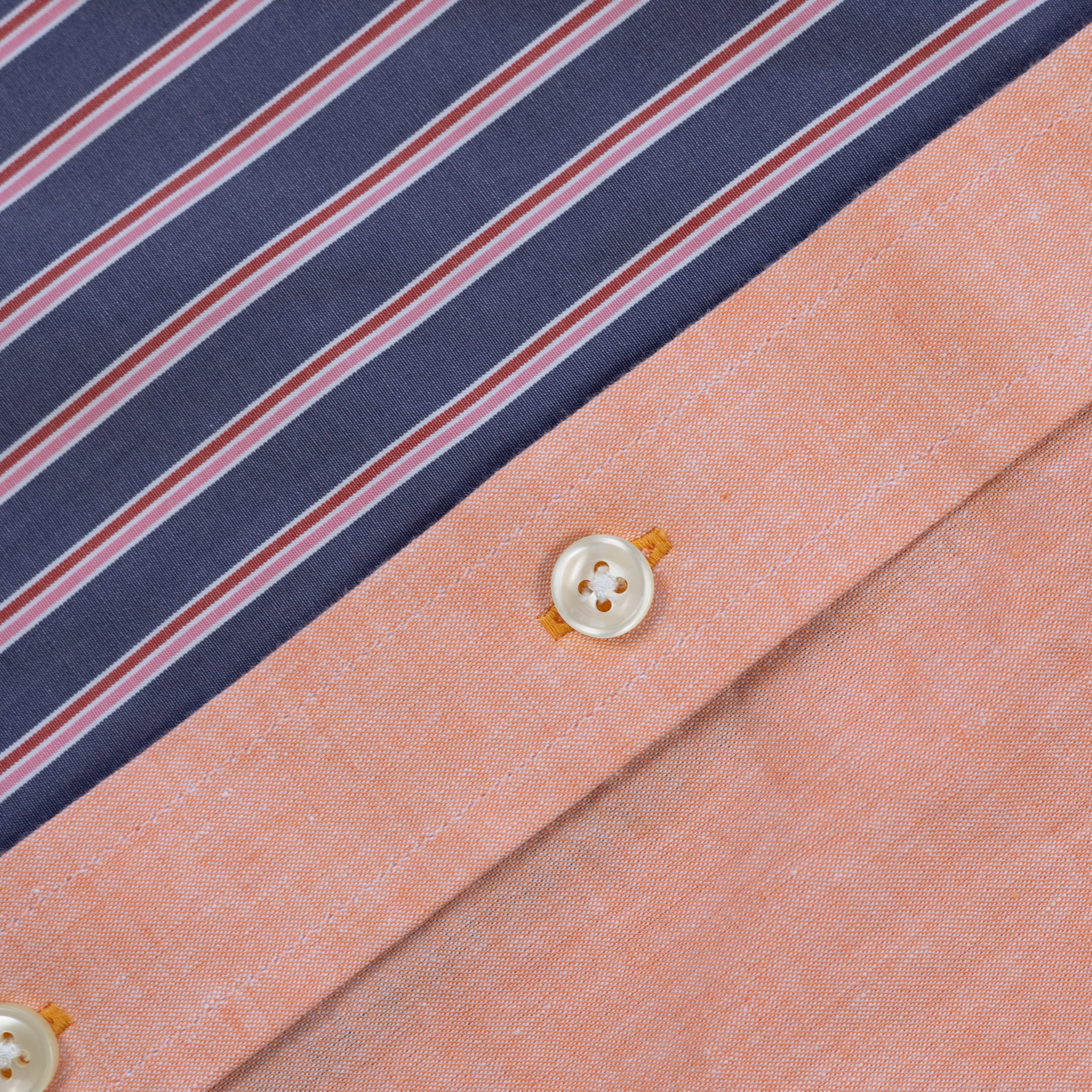 Shirt | Orange & Grey | 7-8Y
