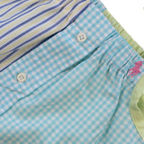 Strap Dress | Green & Blue | 1-2Y