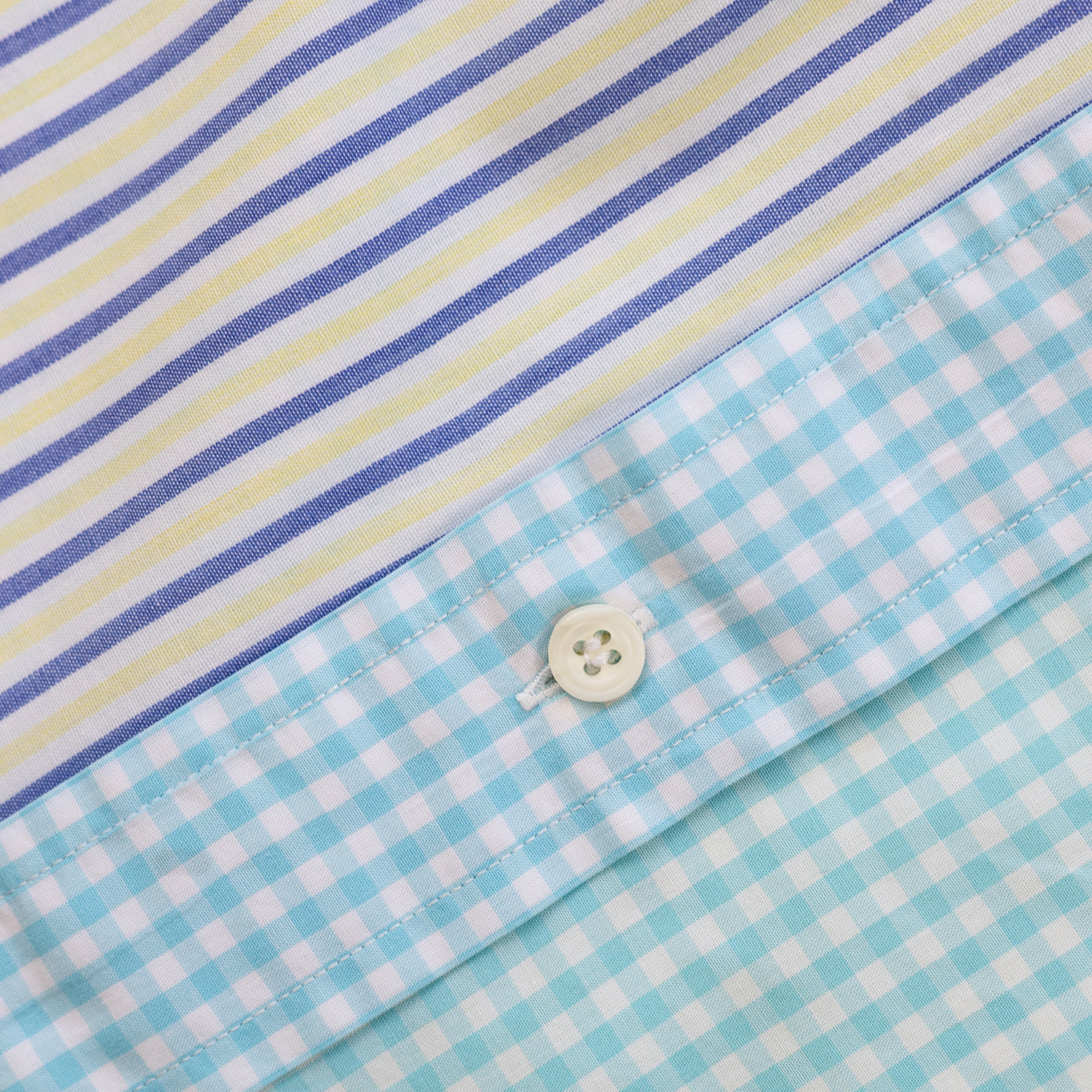 Strap Dress | Green & Blue | 1-2Y