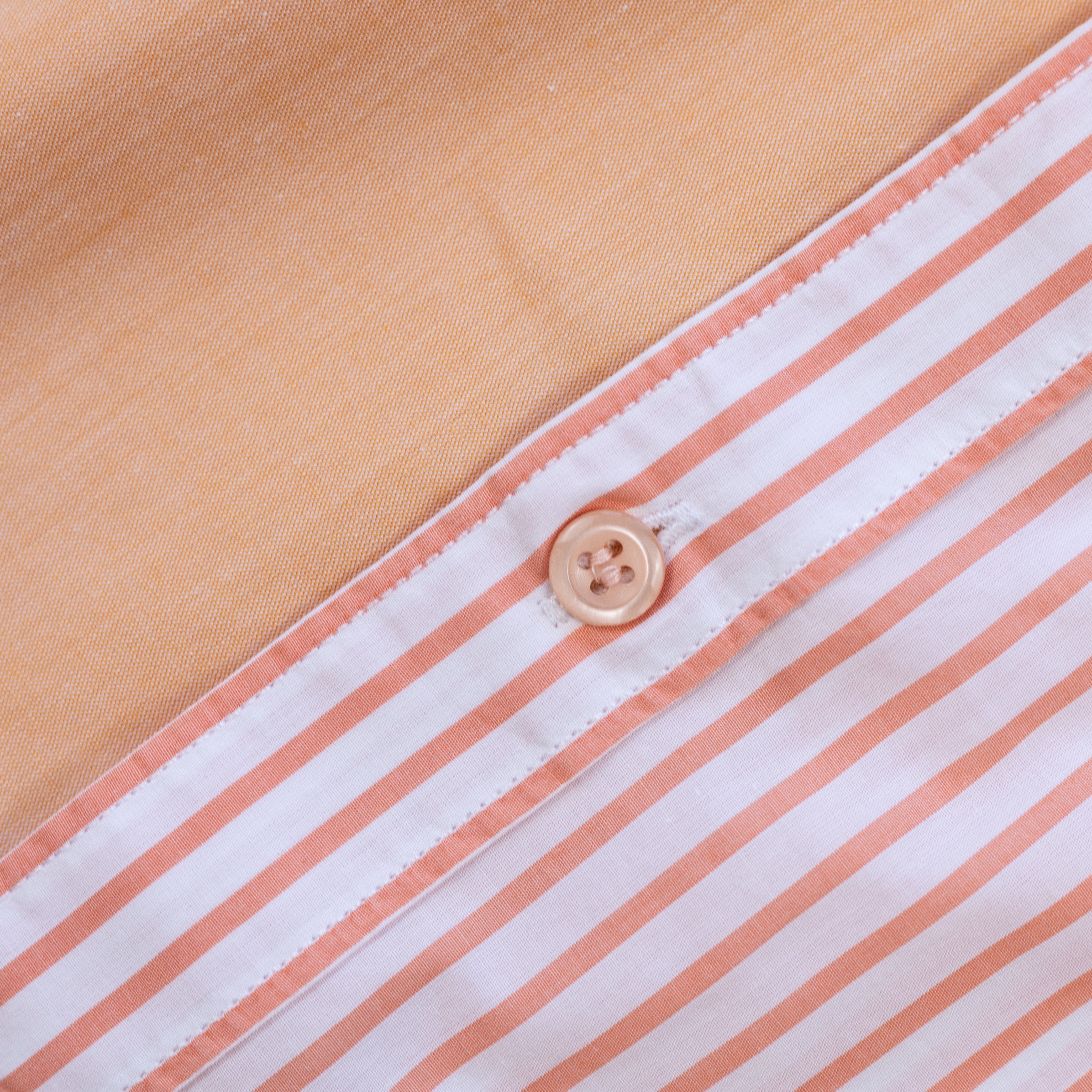 Strap Dress | Orange & White | 5-6Y