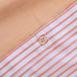 Strap Dress | Orange & White | 5-6Y