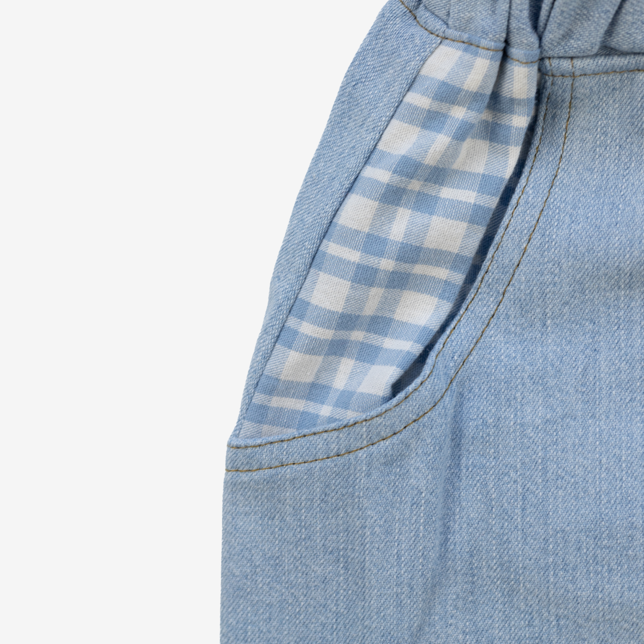 Jeans | Blue Checks | 1-2Y
