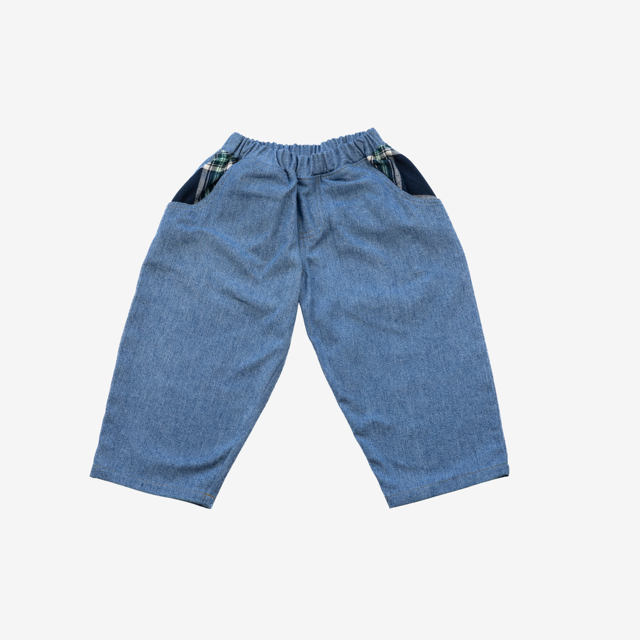 Jeans | Green Checks | 1-2Y
