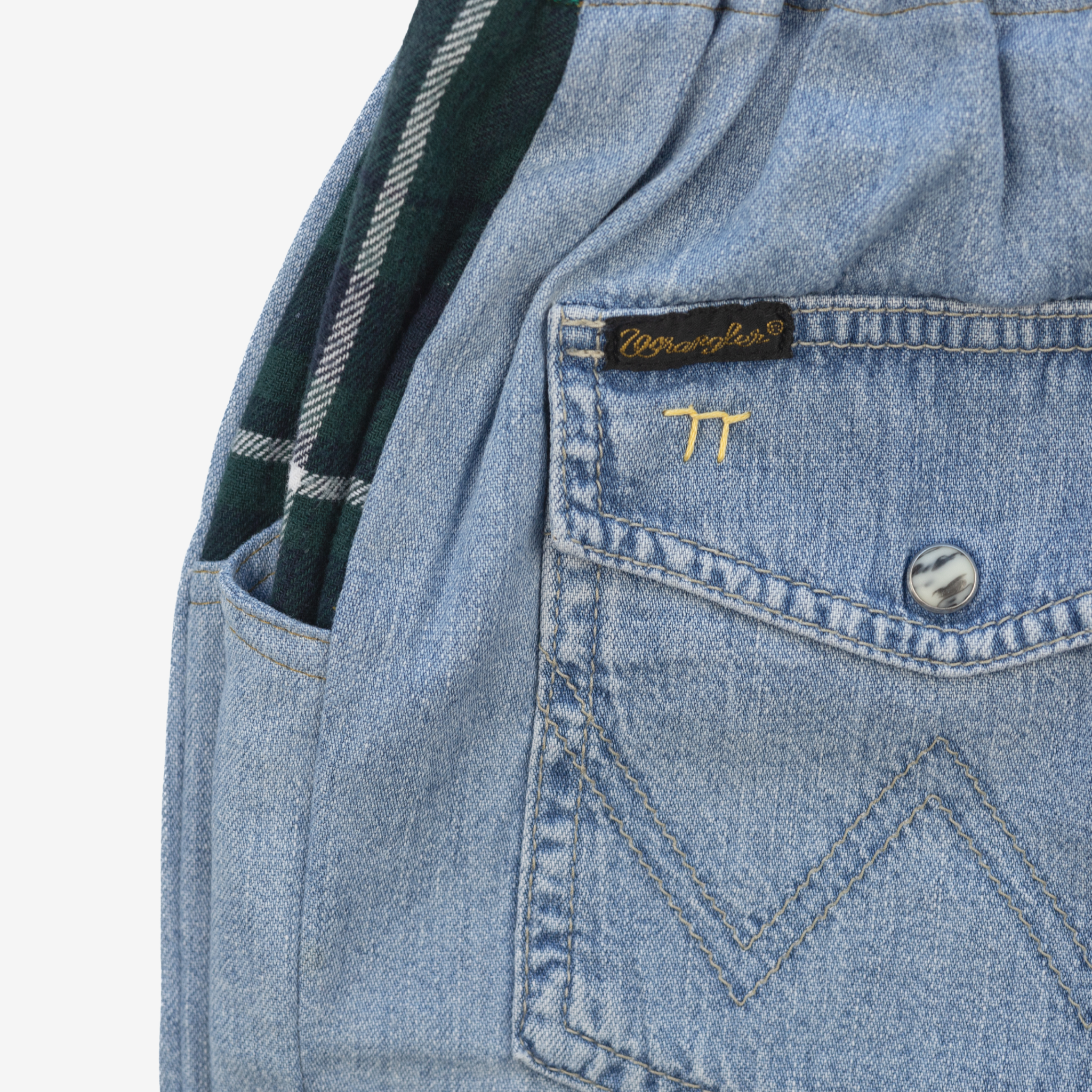 Jeans | Green Checks | 1-2Y