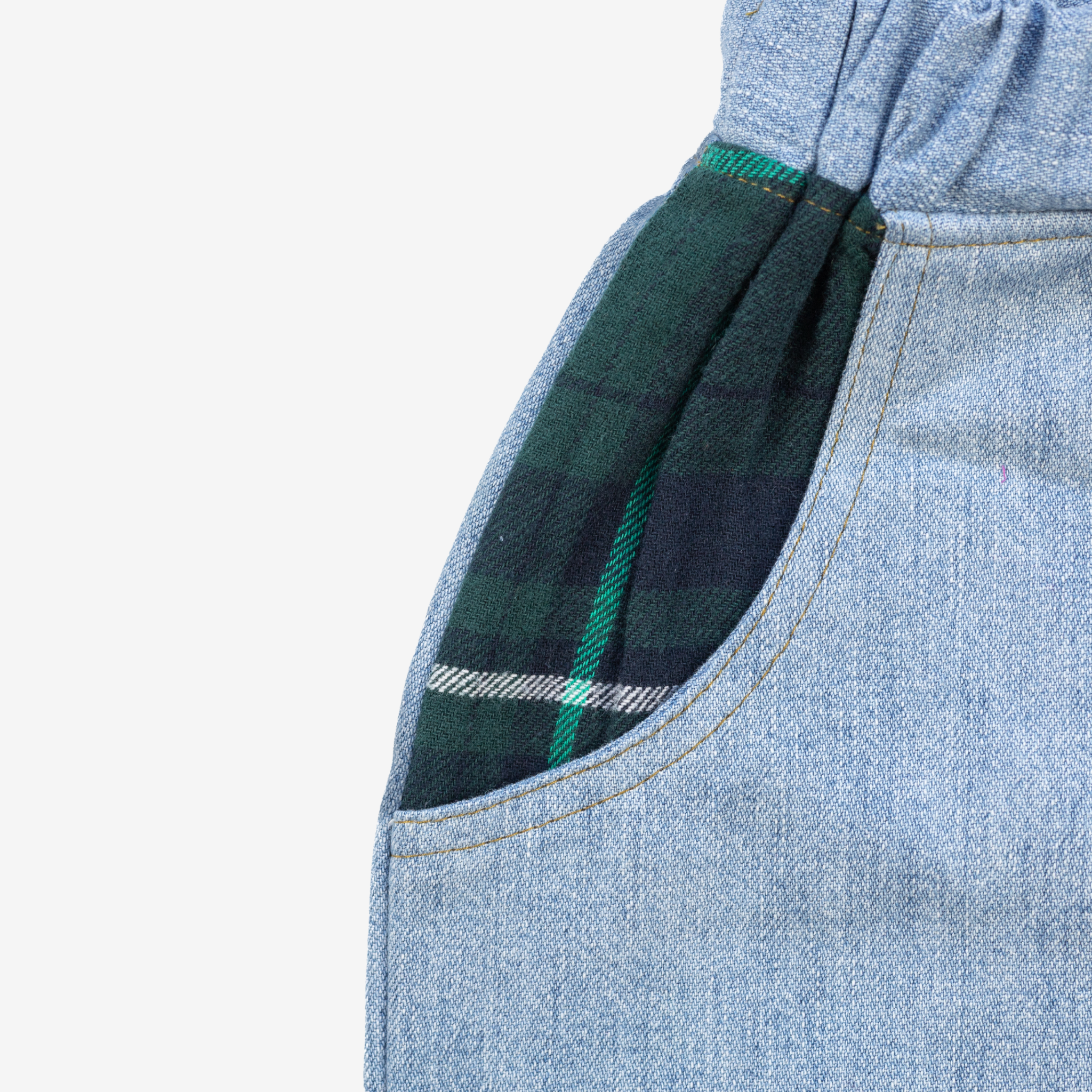 Jeans | Green Checks | 1-2Y