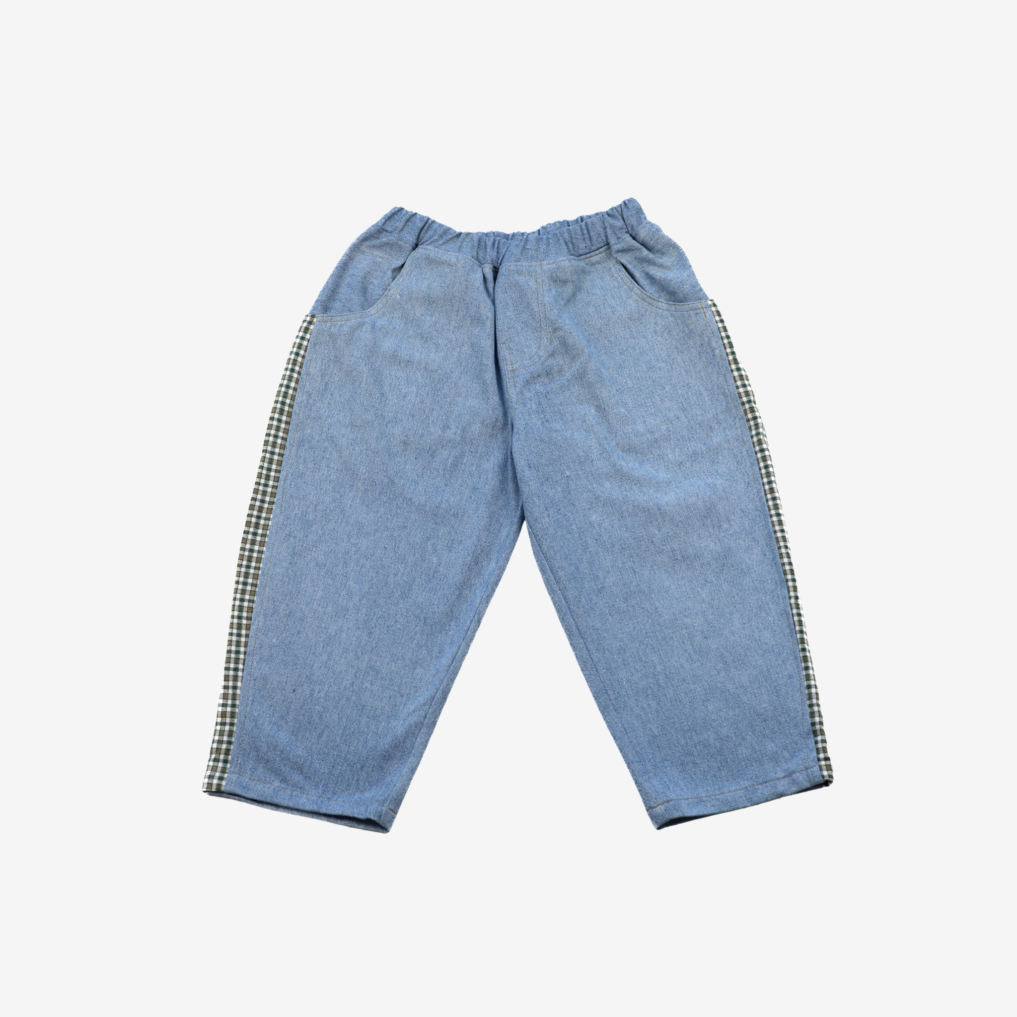 Jeans | Green Checks | 2-3Y