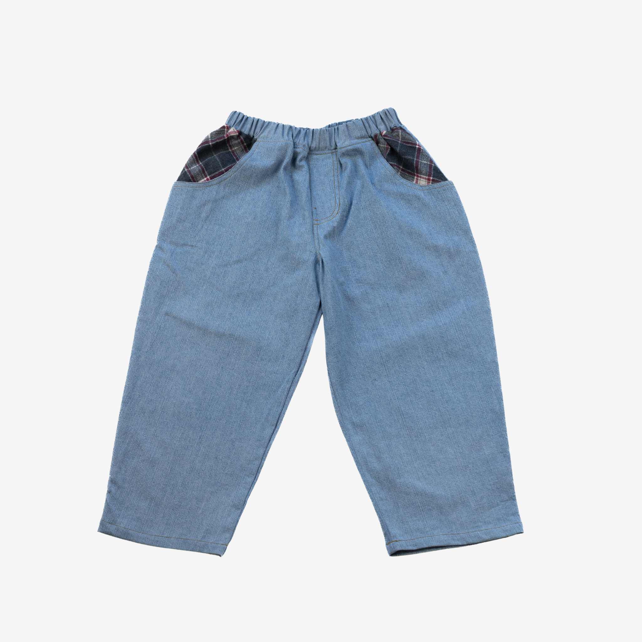 Jeans | Grey Checks | 4-5Y