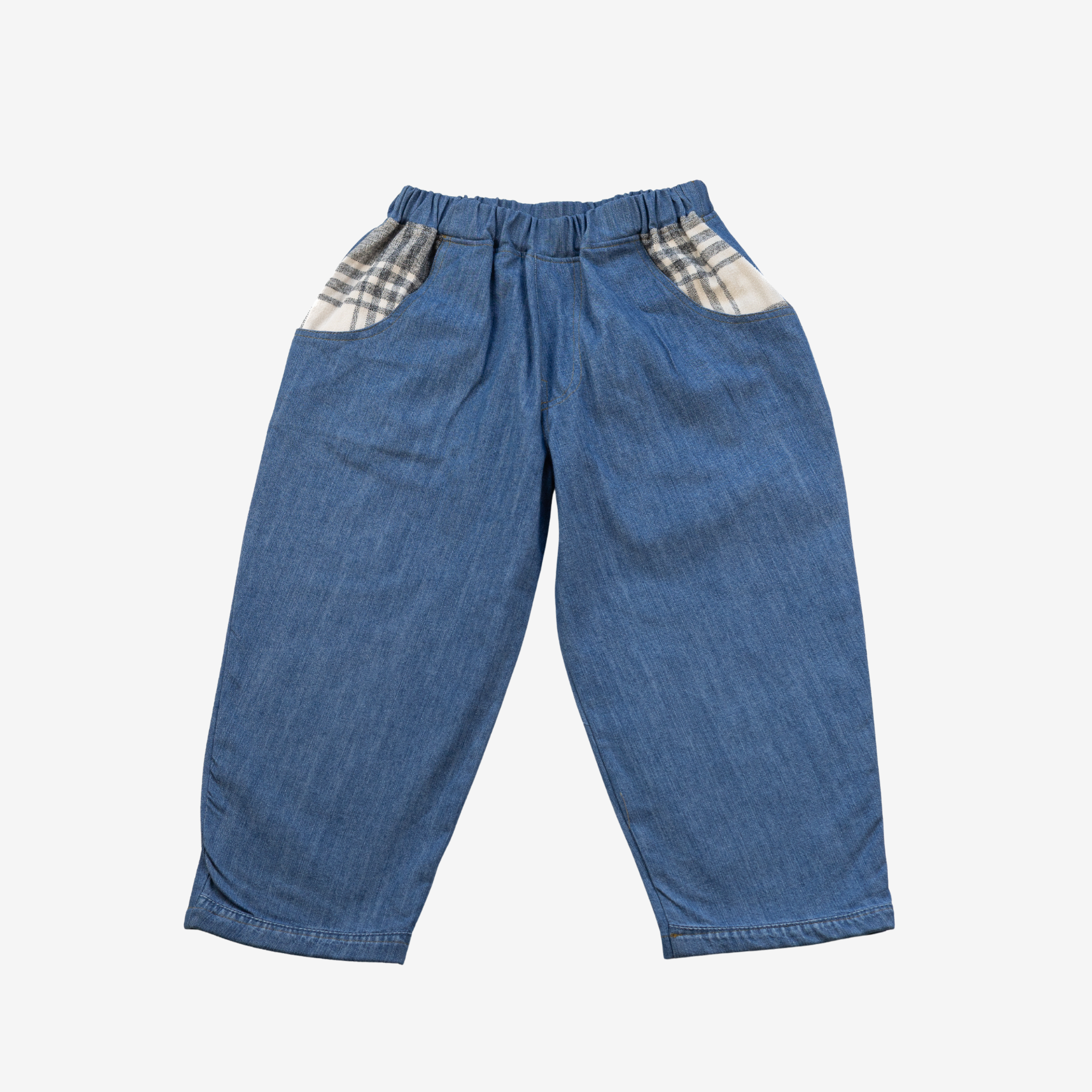 Jeans | Grey Checks | 4-5Y