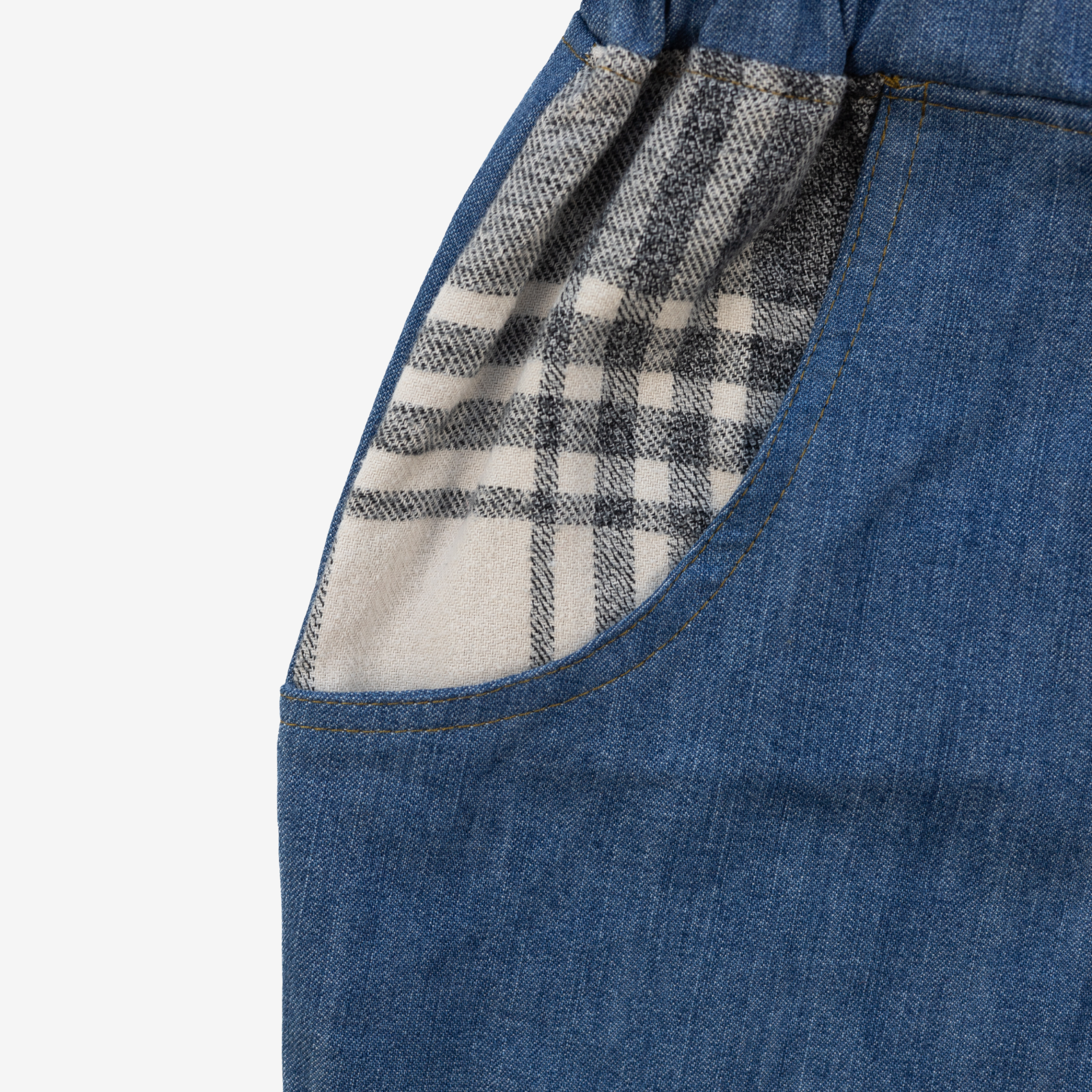 Jeans | Grey Checks | 4-5Y