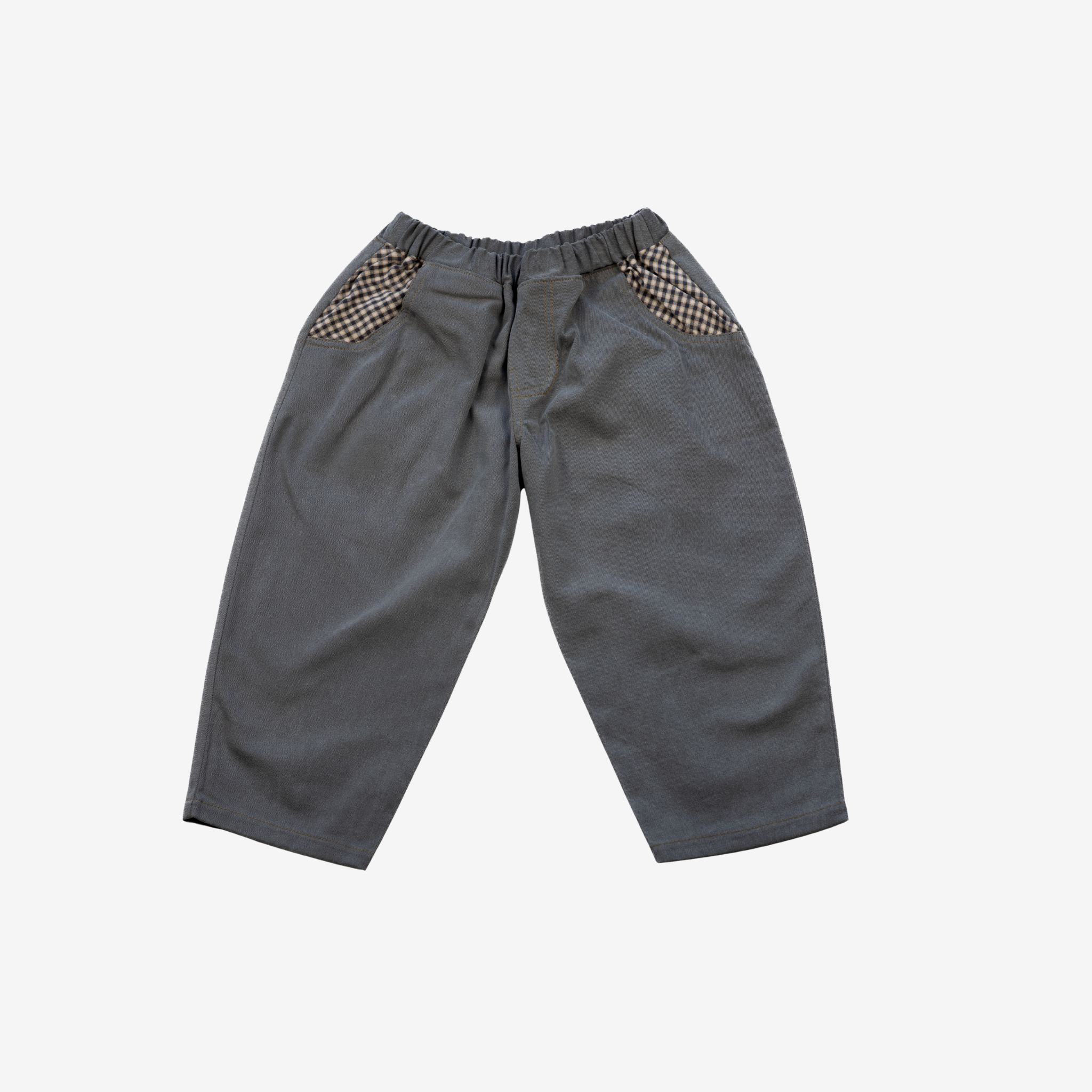 Jeans | Grey Checks | 2-3Y