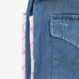 Jeans | Pink Checks | 4-5Y