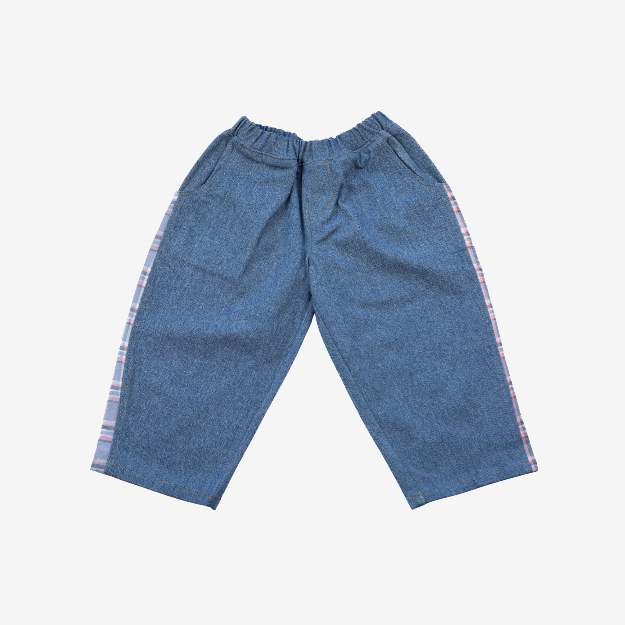 Jeans | Pink Checks | 1-2Y