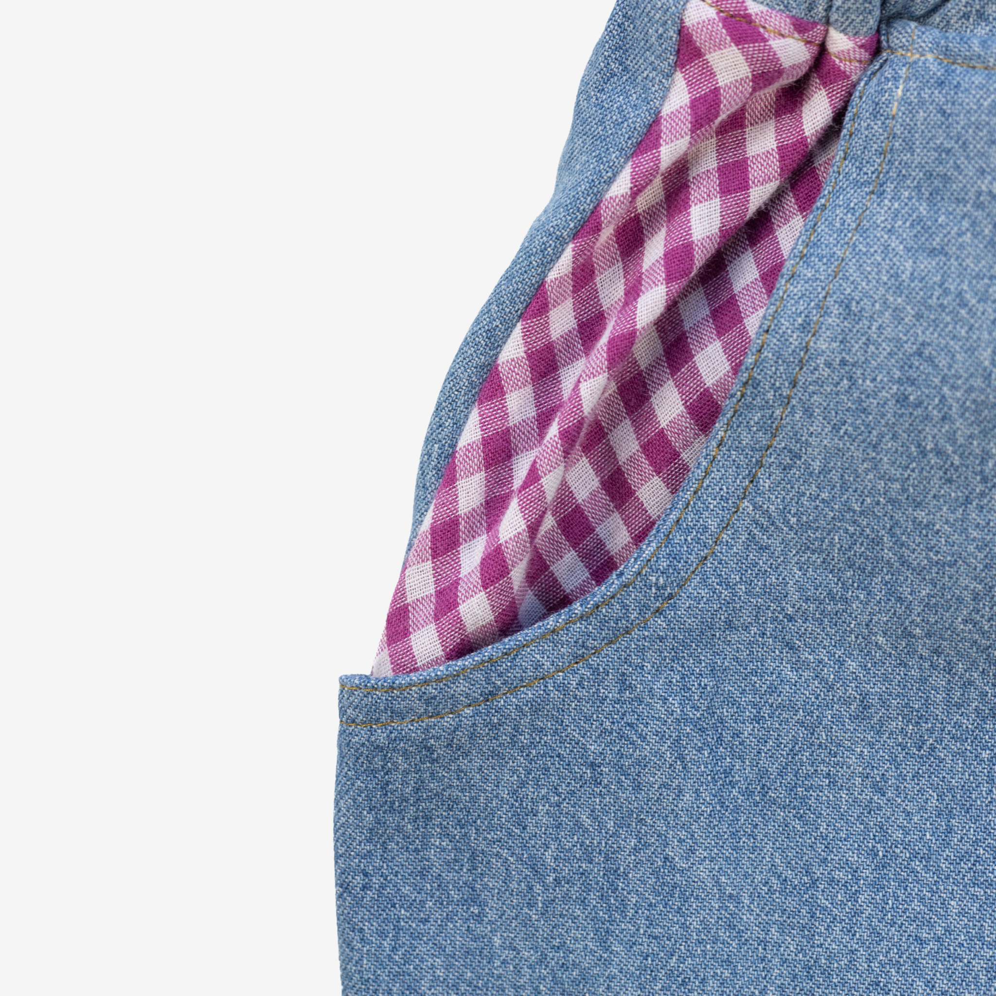 Jeans | Pink Checks | 1-2Y