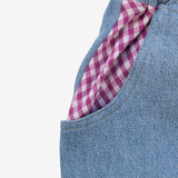 Jeans | Pink Checks | 1-2Y
