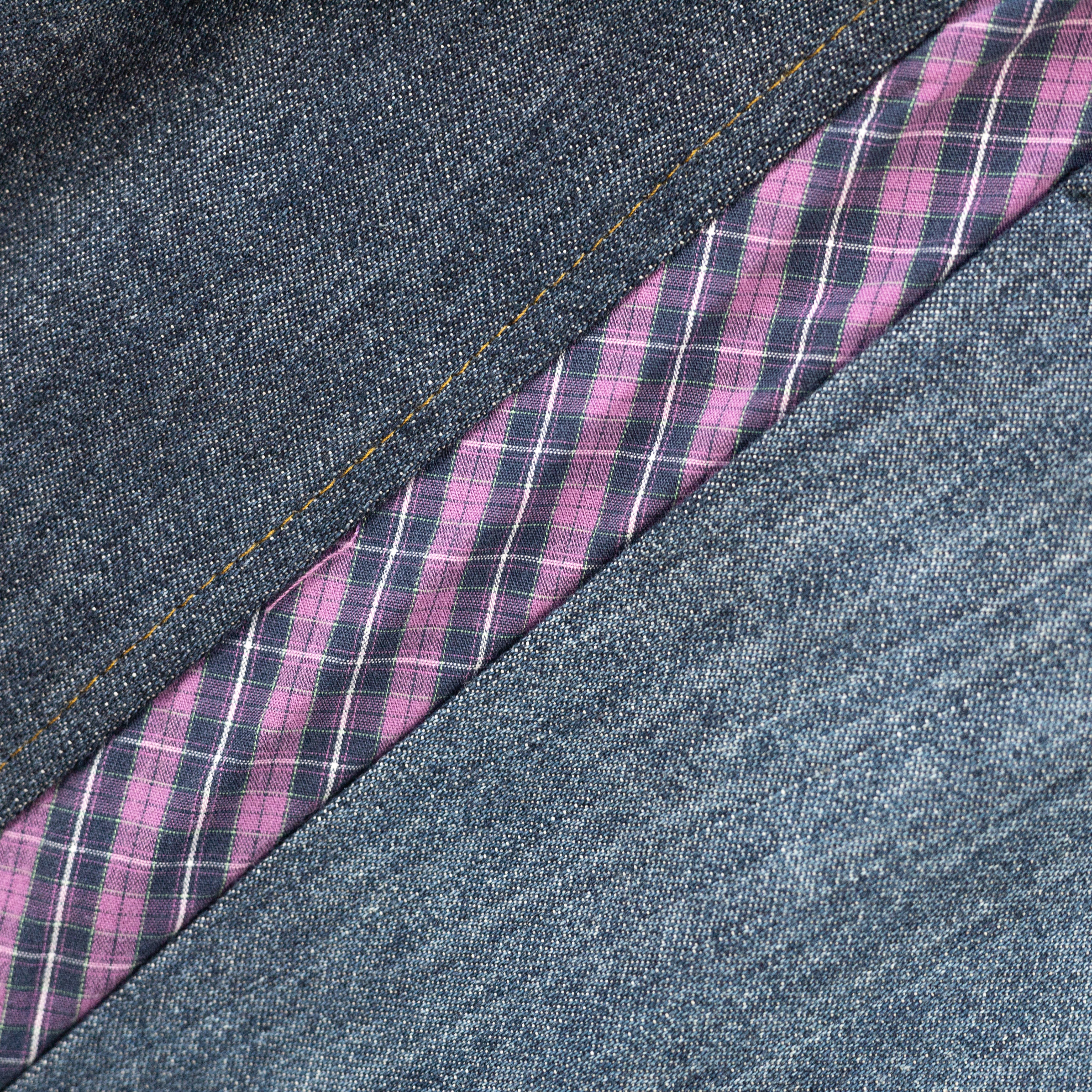 Jeans | Purple Checks | 1-2Y