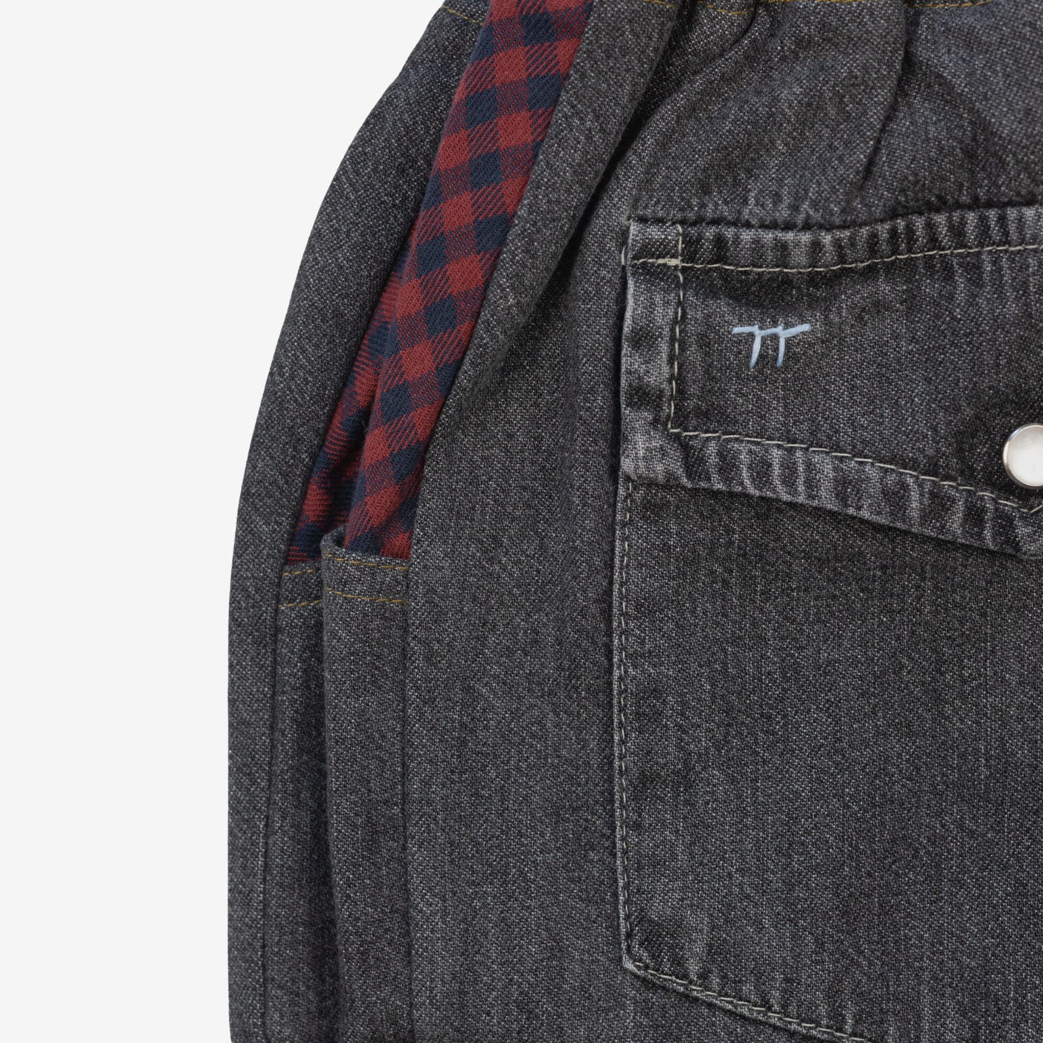 Jeans | Red Checks | 1-2Y