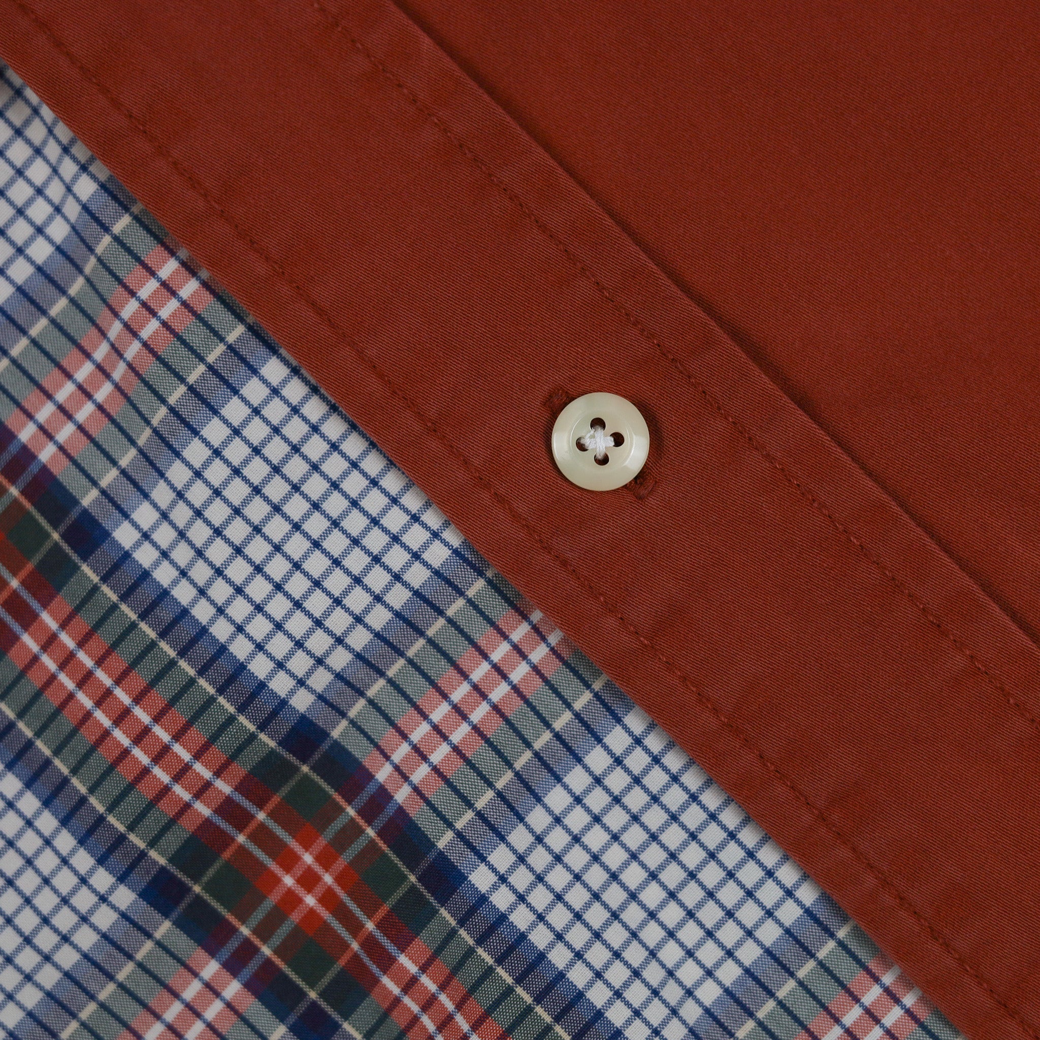 Sleeve Shirt | Red & Checks | 3-4Y