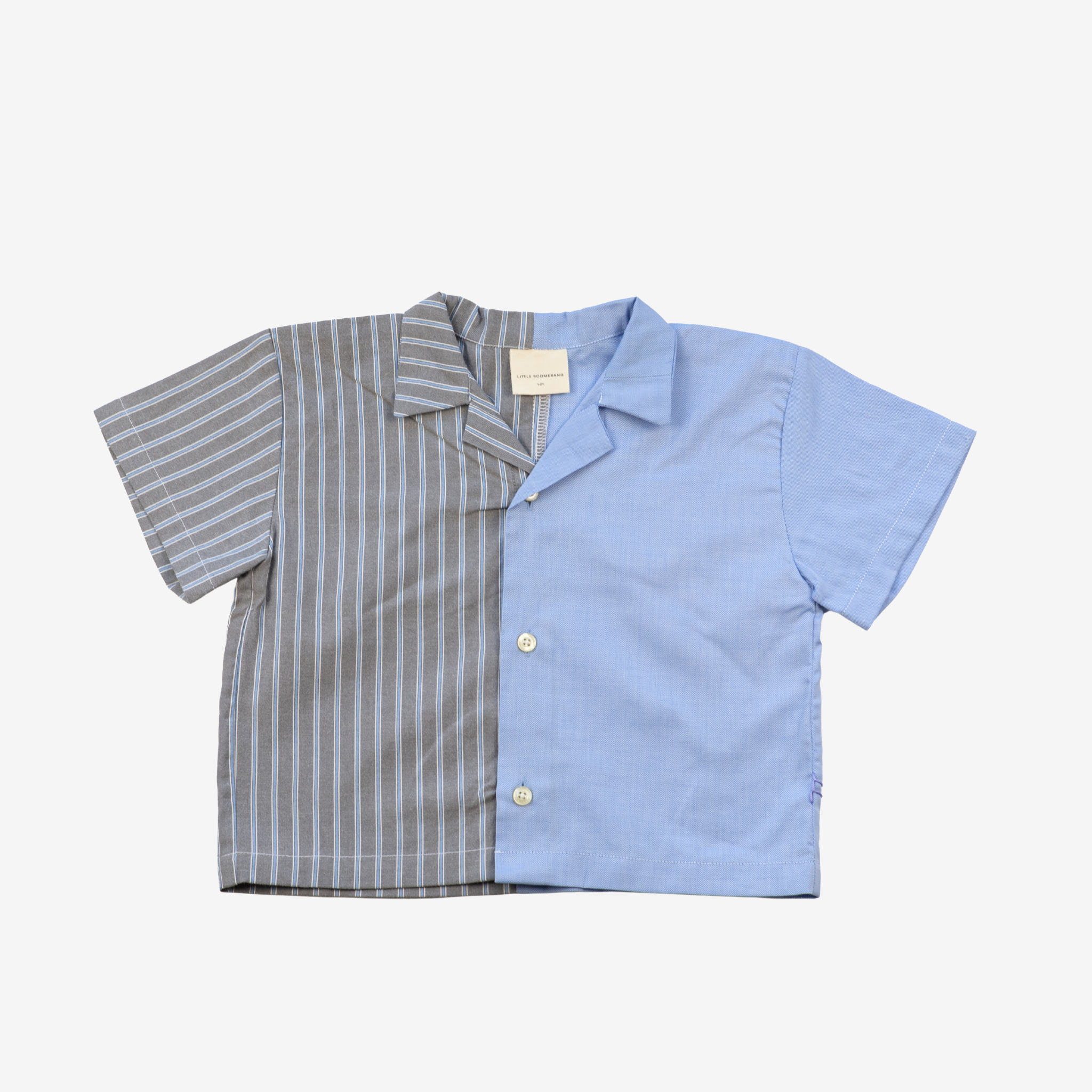 Shirt | Blue & Grey | 1-2Y