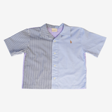 Shirt | Blue & Lila | 7-8Y