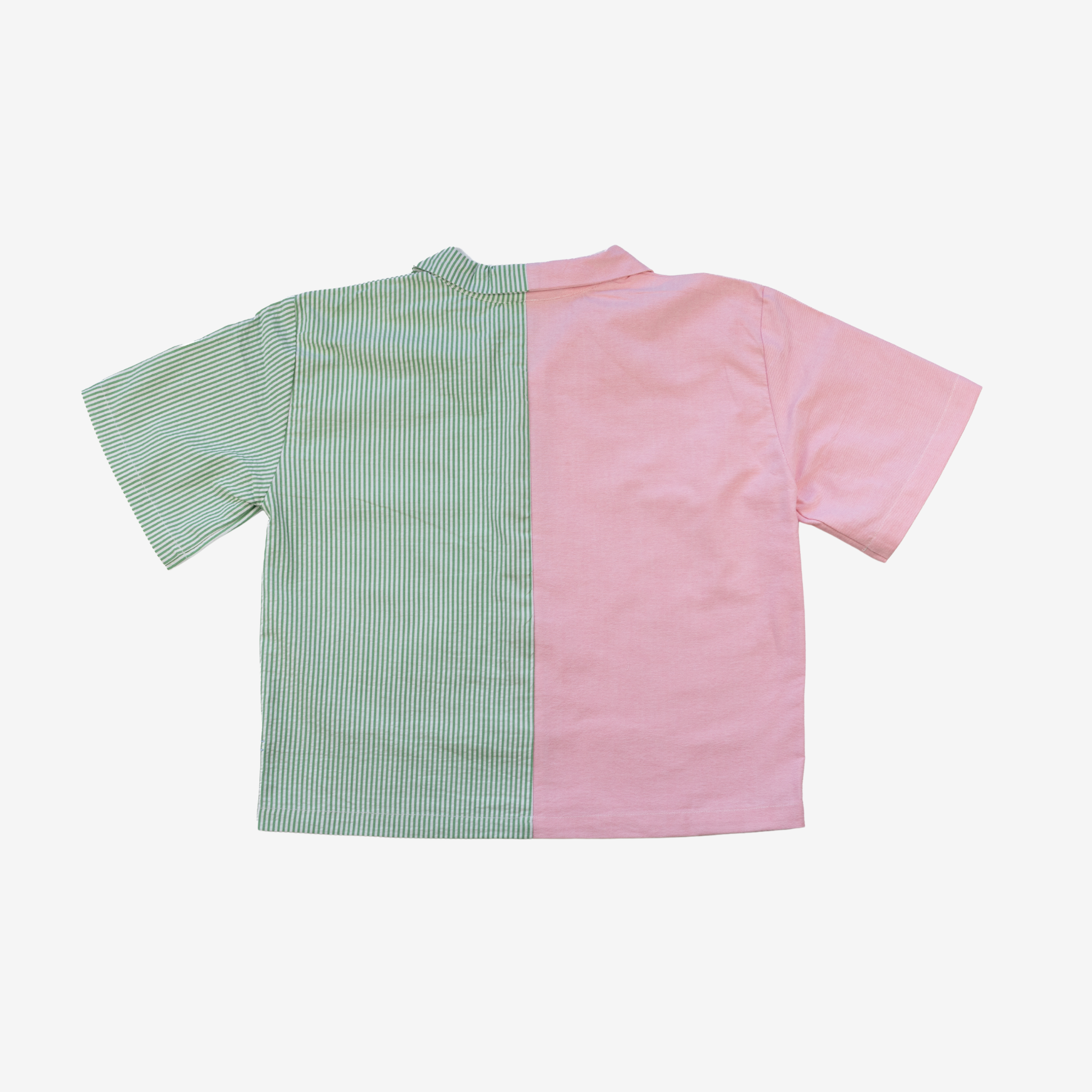Shirt | Green & Pink | 7-8Y