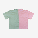 Shirt | Green & Pink | 7-8Y