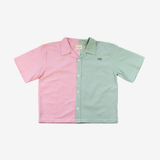 Shirt | Green & Pink | 7-8Y