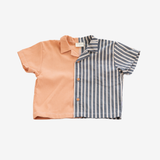 Shirt | Grey & Orange | 1-2Y