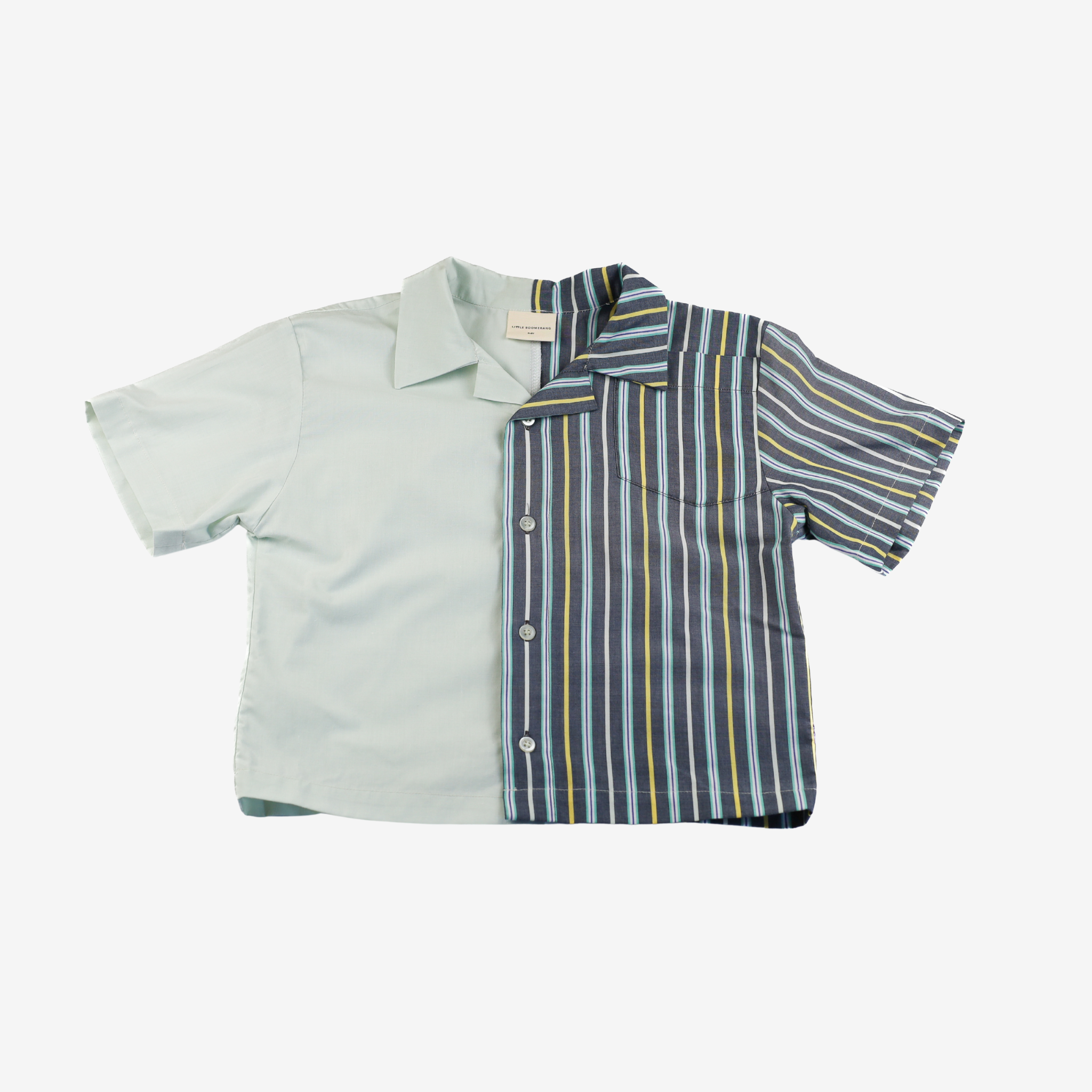 Shirt | Mint & Grey | 5-6Y