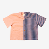 Shirt | Orange & Grey | 5-6Y