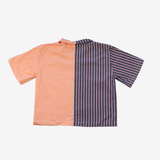 Shirt | Orange & Grey | 7-8Y