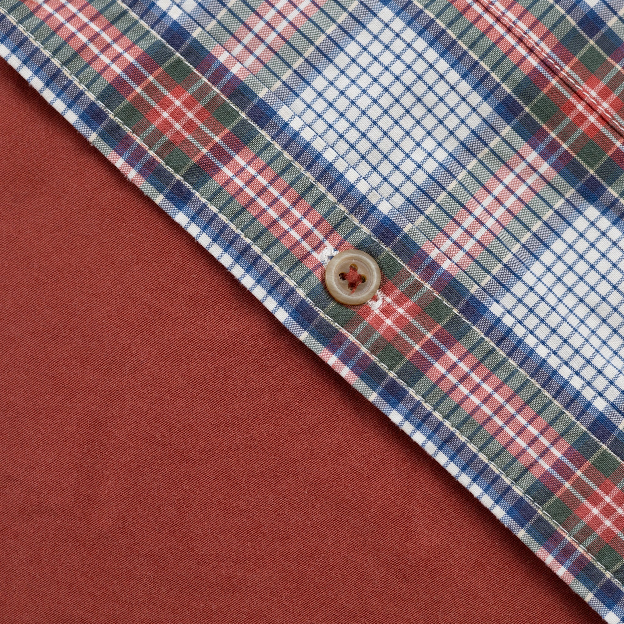 Sleeve Shirt | White & Red | 1-2Y