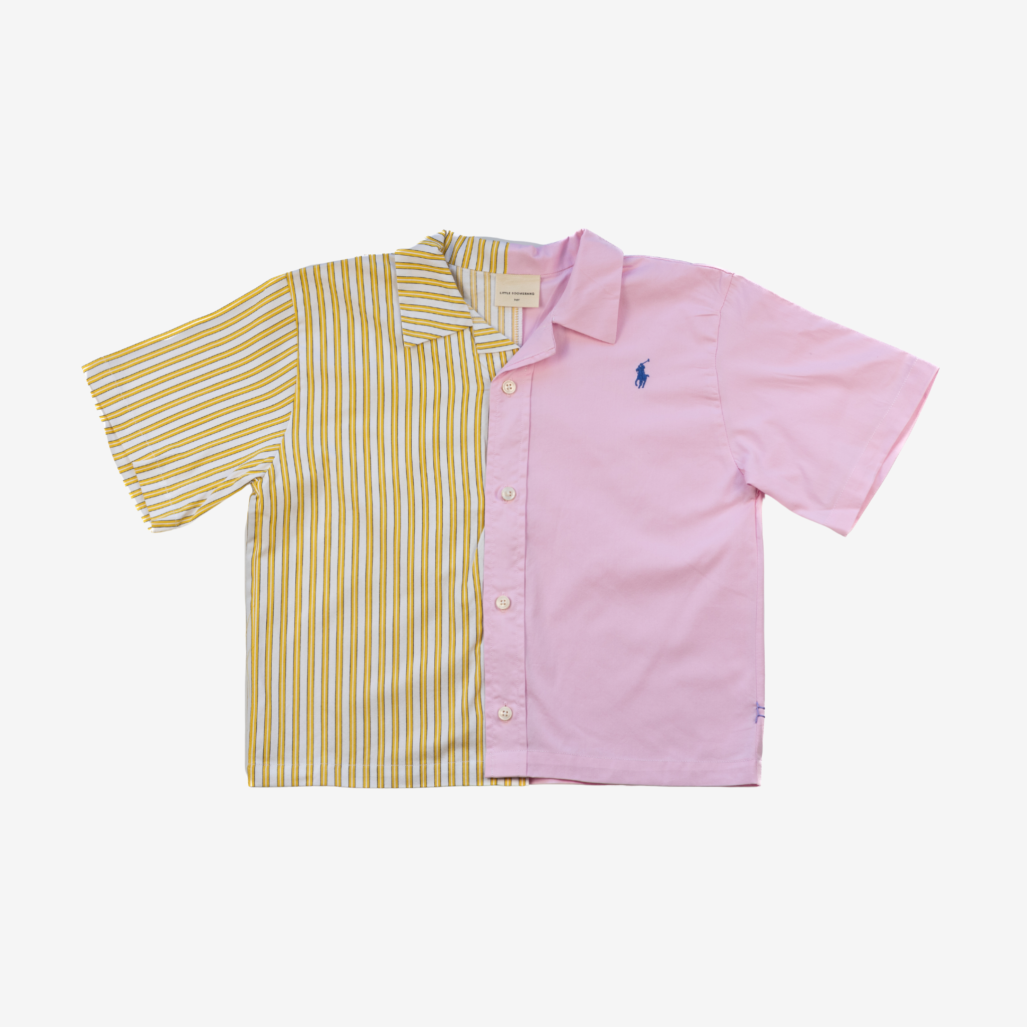 Shirt | Yellow & Pink | 7-8Y