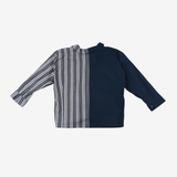 Sleeve Shirt | Blue & Stripes | 1-2Y