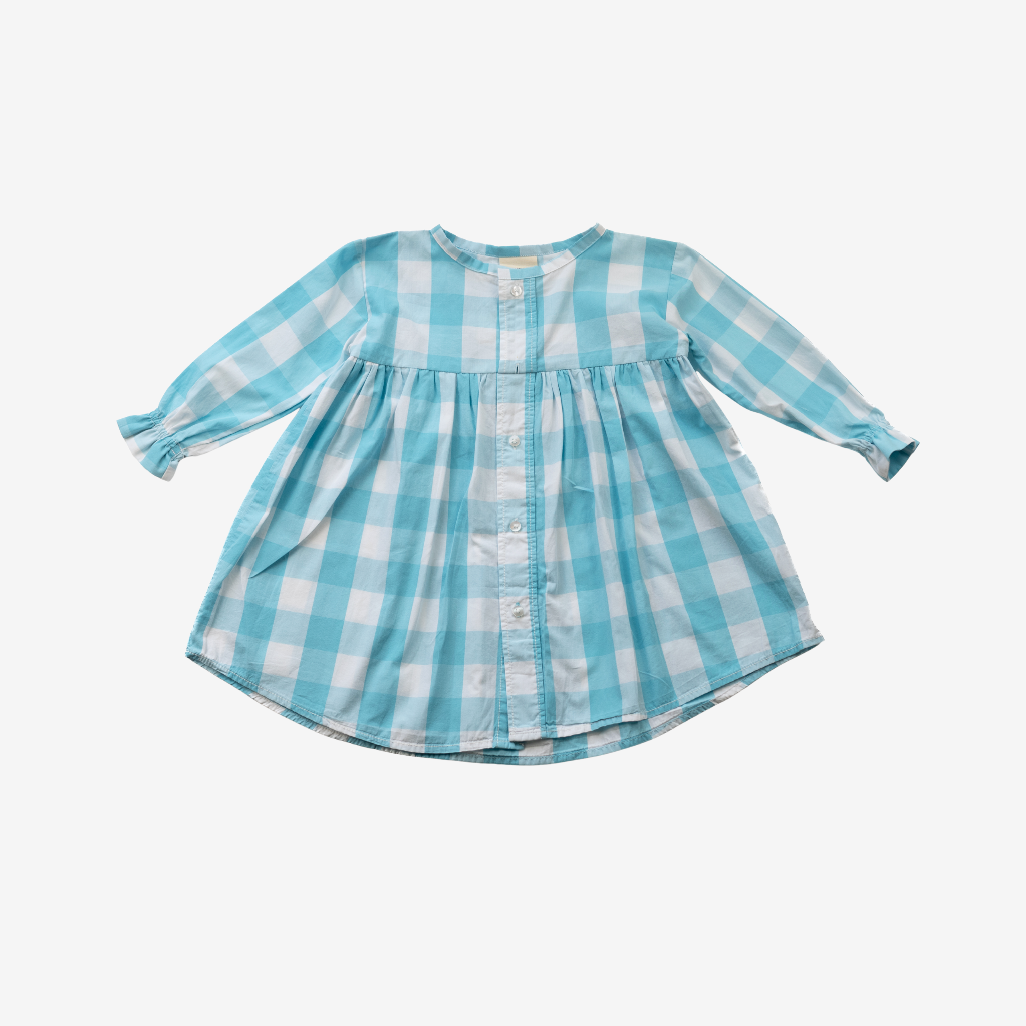 Sleeve Dress | Blue & White | 1-2Y