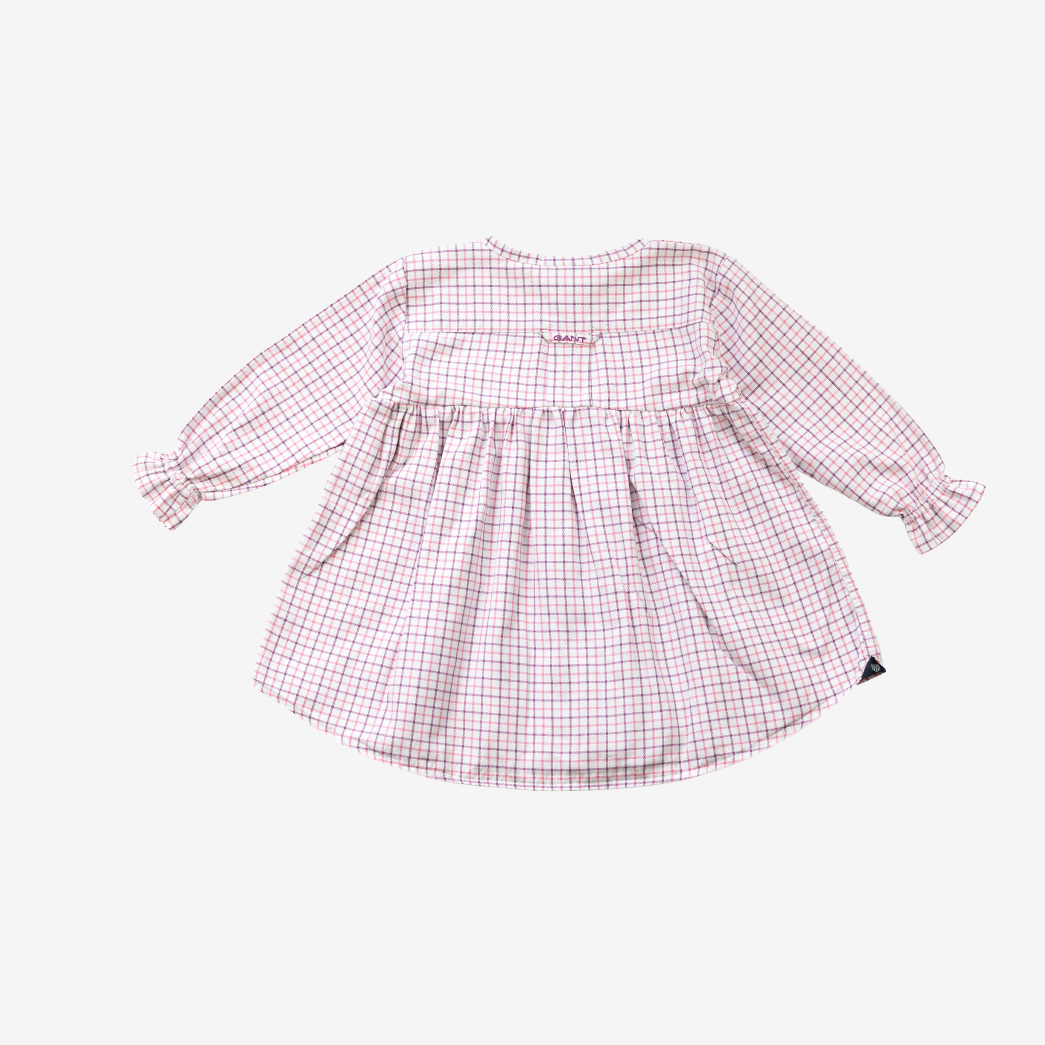 Sleeve Dress | Lila & White | 3-4Y