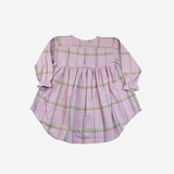 Sleeve Dress | Pink Checks | 3-4Y