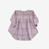 Sleeve Dress | Pink Checks | 3-4Y