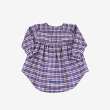 Sleeve Dress | Purple Checks | 2-3Y