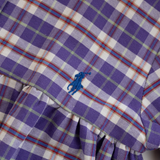 Sleeve Dress | Purple Checks | 2-3Y