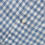 Strap Dress | Blue Linnen Checks | 5-6Y