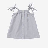 Strap Dress | Blue Stripes | 3-4Y