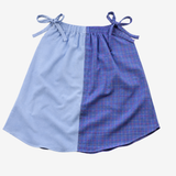 Strap Dress | Blue & Blue | 3-4Y