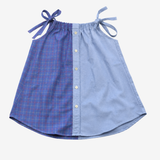 Strap Dress | Blue & Blue | 3-4Y
