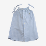 Strap Dress | Blue & Blue | 7-8Y
