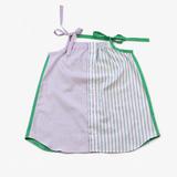 Strap Dress | Green & Lila | 3-4Y